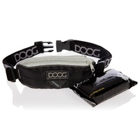 DOOG Hands-Free Dog Walking Mini Belt in Grey & Neon Pink image 3