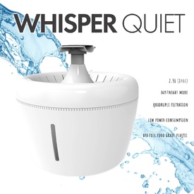 All Fur You Whisper Water Fountain for Cats & Dogs | Silent & Clean Hydration image 3