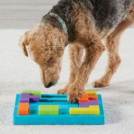 Brightkins Brain Teaser Interactive Dog Treat & Food Puzzle image 4