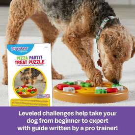 Brightkins Pizza Party! Interactive Dog Treat & Food Puzzle Toy image 4