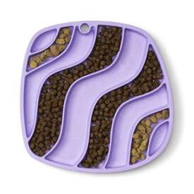 West Paw Feast Lick Mat Slow Feeder for Dogs - Waves image 4