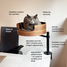 Desk Nest Cat Bed - The Purrfect Cat Bed for Your Desk  image 4