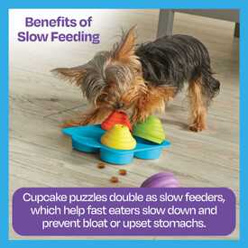 Brightkins Cupcake Party! Interactive Dog Treat Dispensing Toy & Puzzle image 5