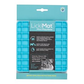 Lickimat Mini Playdate Slow Food Bowl Anti-Anxiety Mat for Dogs - Green image 6