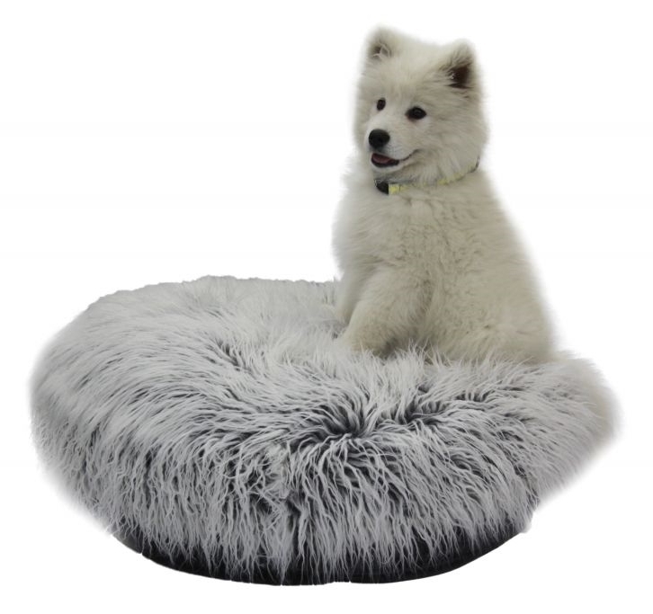 T&S Nordic Plush Round Pet Bed