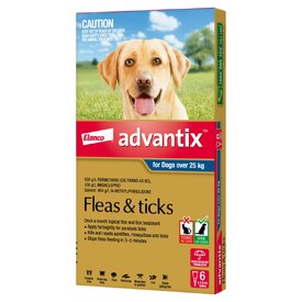 Advantix Spot-On Flea & Tick Control Treatment for Dogs over 25kg - 6-Pack