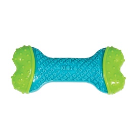 KONG CoreStrength Multilayered Textured Dog Toy - Bone Shape