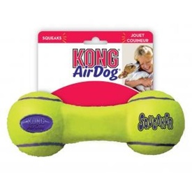 KONG AirDog Squeaker Dumbbell Fetch Dog Toy - Medium