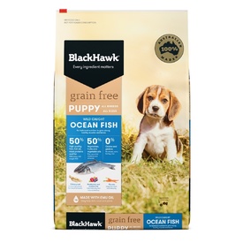 Black Hawk Grain Free Wild Caught Ocean Fish Puppy Dog Food