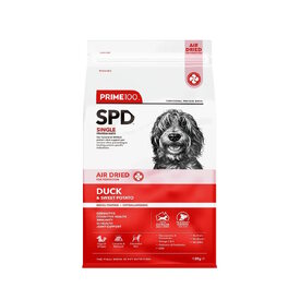 Prime100 SPD Air Dried Dog Food Single Protein Duck & Sweet Potato 2.2kg 