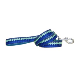 Doog Neoprene Dog Lead - Pluto - Blue Waves