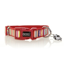 Doog Neoprene Clip Dog Collar - Scooby Candy Stripes