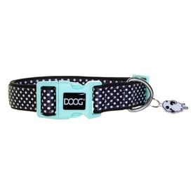 Doog Neoprene Clip Dog Collar - Pongo - Black & White Spots