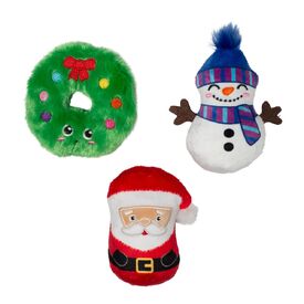 Fringe Studio We Have Great Chemis-Tree 3-Piece Small Dog Christmas Toy Set 