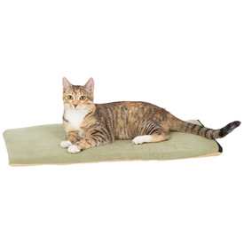 K&H Thermo Kitty Low-Voltage Heated Pet Mat in Sage Green