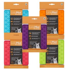 Lickimat Mini Buddy Slow Food Bowl Anti-Anxiety Mat for Dogs