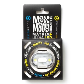 Max & Molly Matrix Ultra LED Harness/Collar Safety light- White