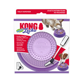 KONG Licks Spin Multi-Layered Spinning Food Bowl - Bulk Packs of 3