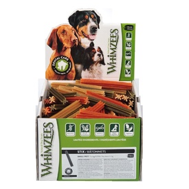 Whimzees Grain Free Vegetarian Dental Treats for Dogs - Small Veggie Stix  Box of 150 Stix