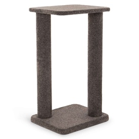 BOSSCAT Gus Premium Cat Scratcher with 2 Extra Tall Claw-Care Carpet Posts