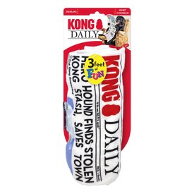 KONG Super Large Plush Squeaker Dog Toy Newspaper 90cm - Bulk Pack of 2