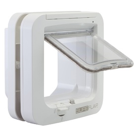 SureFlap Microchip Pet Door for Cats & Small Dogs - Large - White