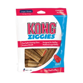 KONG Stuff'N Ziggies Chicken Flavoured Dog Treats - Made in USA - Large