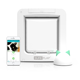 Sure Petcare Sureflap Microchip Connect Cat Door (with HUB) - Door + HUB