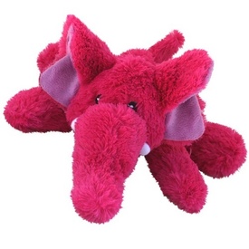 KONG Cozie - Low Stuffing Snuggle Dog Toy - Elmer Elephant