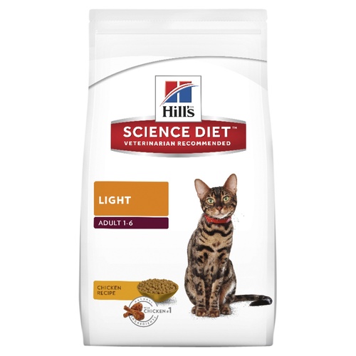 Hills Science Diet Adult Light Dry Cat Food 2kg main image