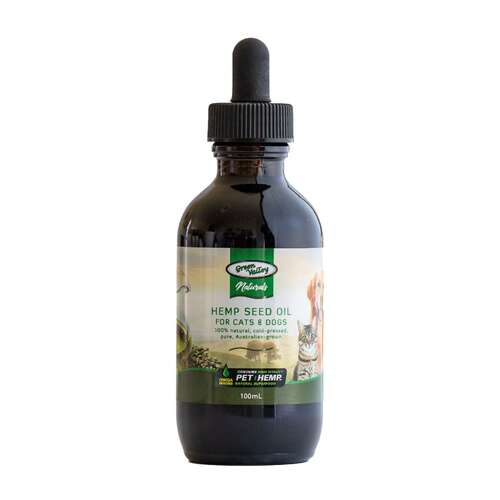 Green Valley Naturals Pure 100% Australian Hemp Oil for Cats & Dogs 100mL main image