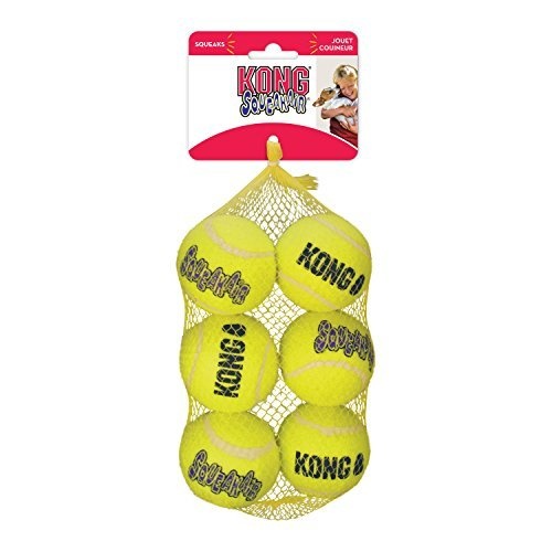 KONG AirDog Squeaker Balls Non-Abrasive Dog Toys - Medium main image