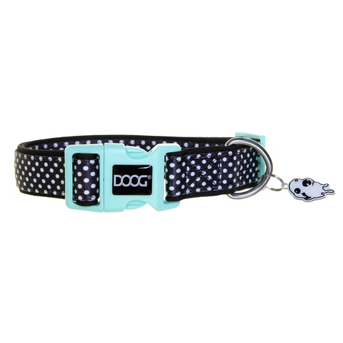 Doog Neoprene Clip Dog Collar - Pongo - Black & White Spots main image