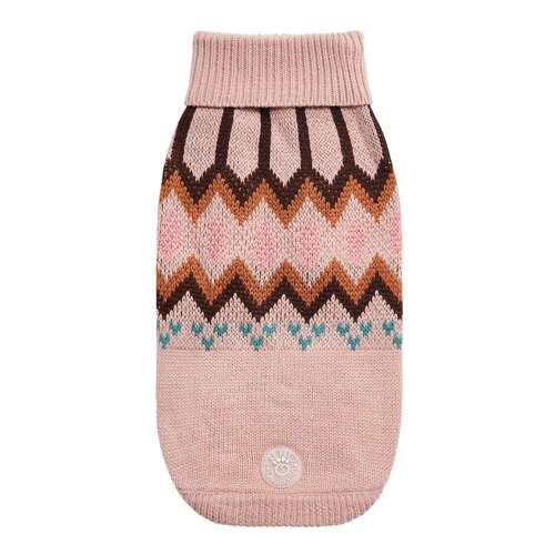 GF Pet Heritage Jumper Knitted Dog Sweater in Pink main image