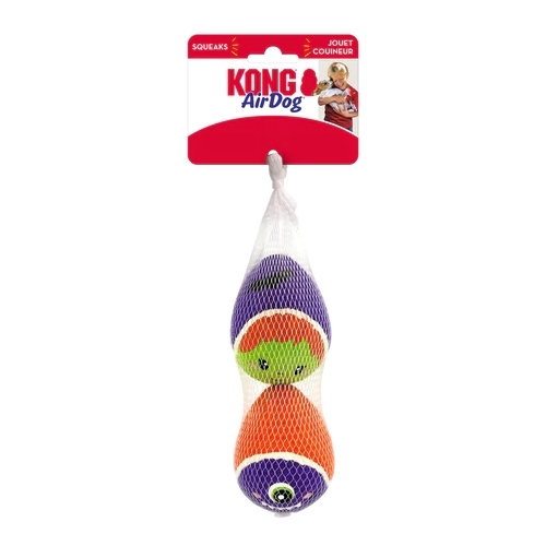 KONG Halloween AirDog Squeaker Egg Fetch Dog Toy - Pack of 2 Balls main image