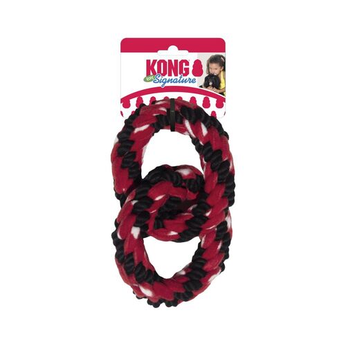 KONG Signature Rope Double Ring Extra Large Rope Tug Toy for Dogs main image