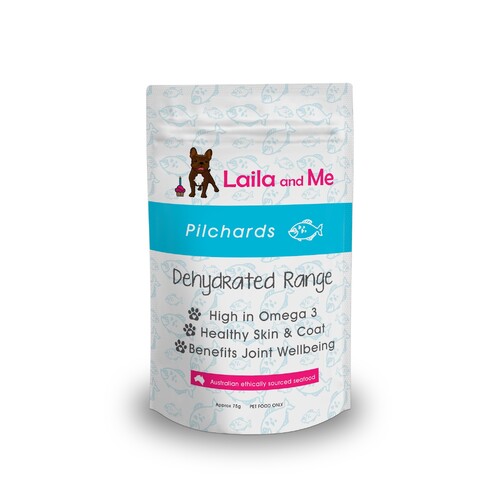 Laila & Me Dehydrated Australian Dehydrated Pilchards 80g main image