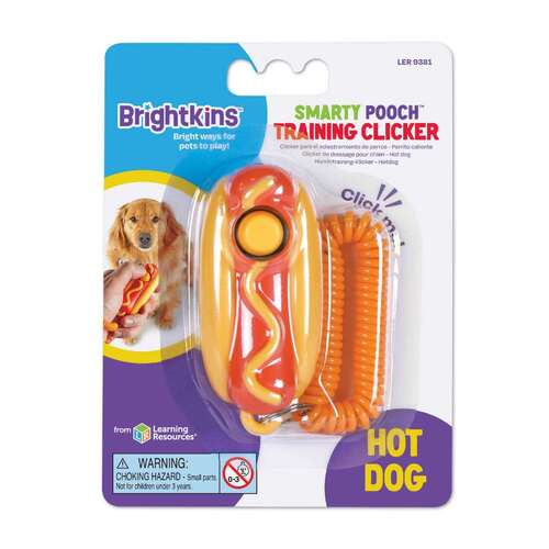 Brightkins Smarty Pooch Dog Training Clicker: Hot Dog main image