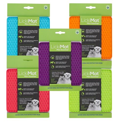 Lickimat Mini Soother Slow Food Bowl Anti-Anxiety Mat for Dogs main image