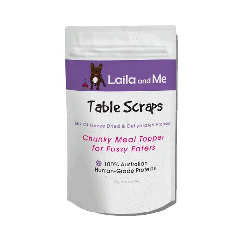 Laila & Me Table Scraps Chunky Protein Meal Topper 20g main image