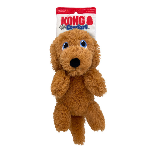 KONG Comfort Pups Plush Dog Toy - Goldie - Bulk Pack of 3 main image