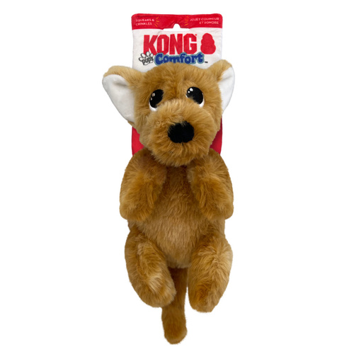 KONG Comfort Pups Plush Dog Toy - Peanut - Bulk Pack of 3 main image