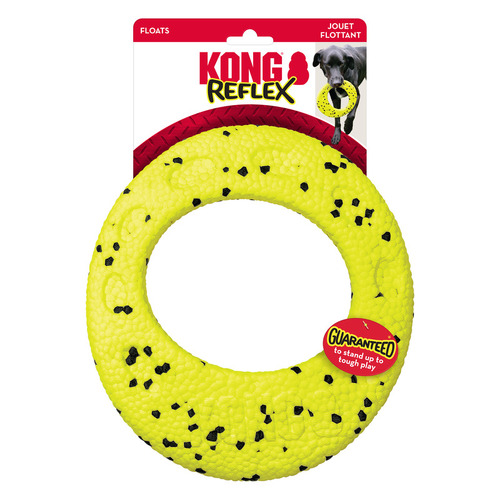 KONG Reflex Bite Defying Floating Dog Toy - Flyer main image