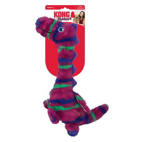 KONG Shakers Honkers Dragon Plush Squeaker Dog Toy - Bulk Pack of 3 main image