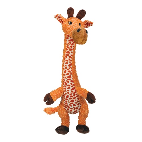 KONG Shakers Luvs Long-Limbed Squeaker Dog Toy - Small Giraffe main image