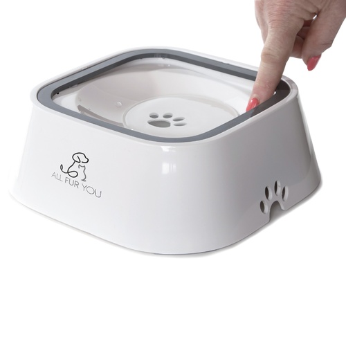 All Fur You Anti Splash Bowl | No Mess Pet Water Bowl - 1 Litre - While main image