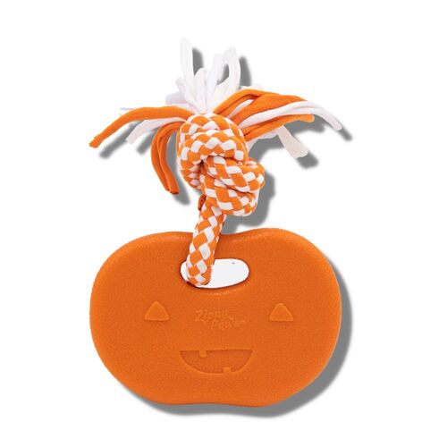 Zippy Paws Dog Toy - ZippyTuff Teether - Pumpkin main image