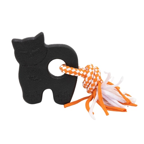 Zippy Paws ZippyTuff Teetherz Dog Toy - Black Cat main image