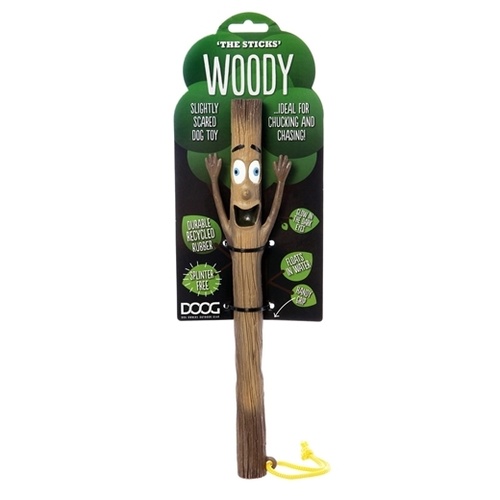 DOOG Recycled Rubber Floating Dog Fetch Stick - Woody main image