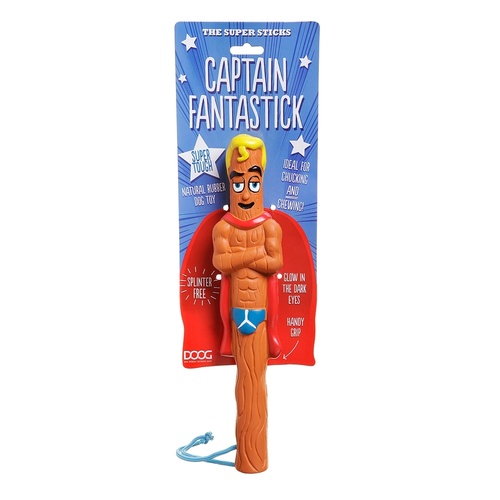 DOOG Floating Dog Fetch Stick - The Super Sticks with Glowing Eyes: Captain Fantastick main image